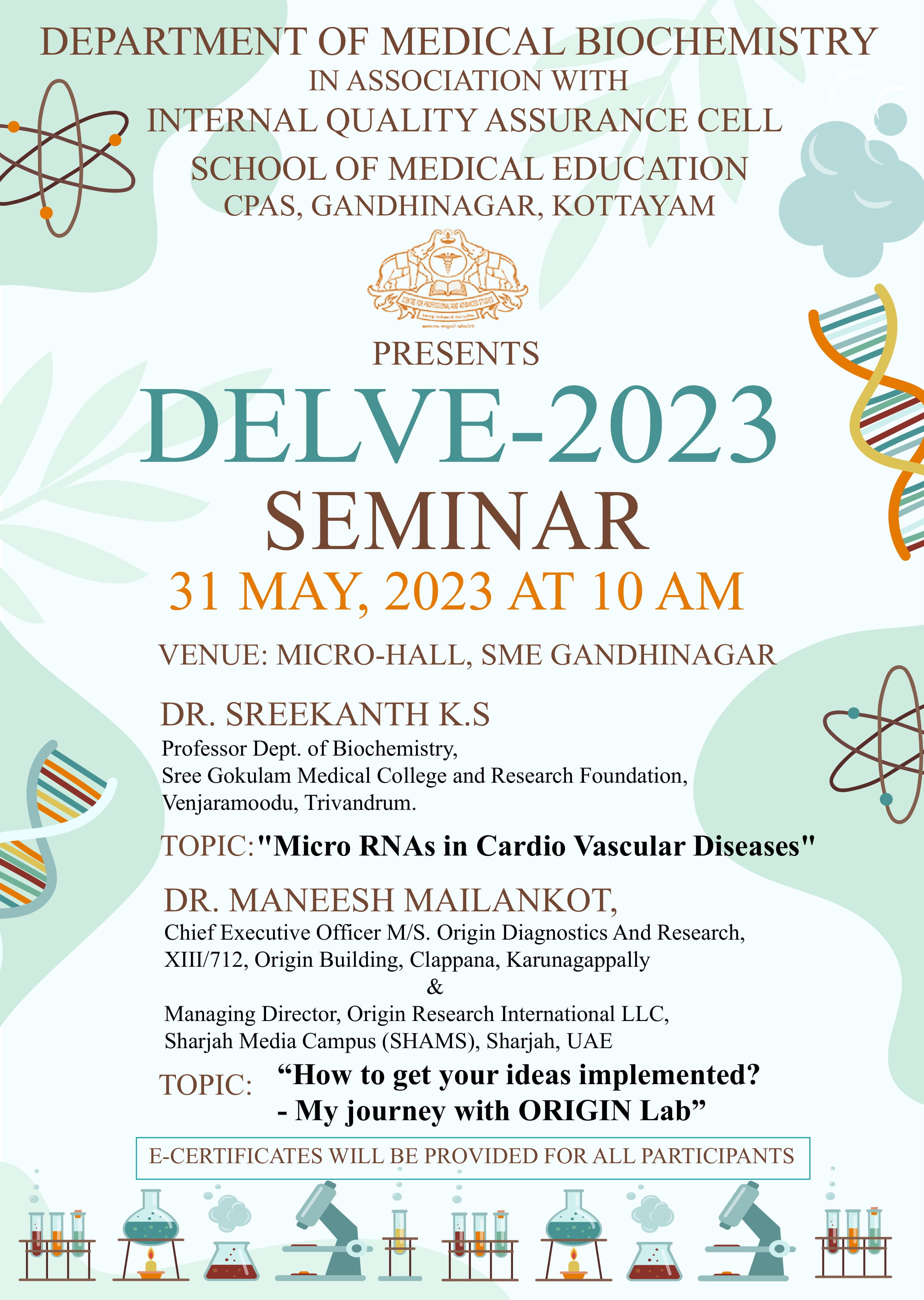 “DELVE 2023”,Micro Hall,SME,Gandhinagar